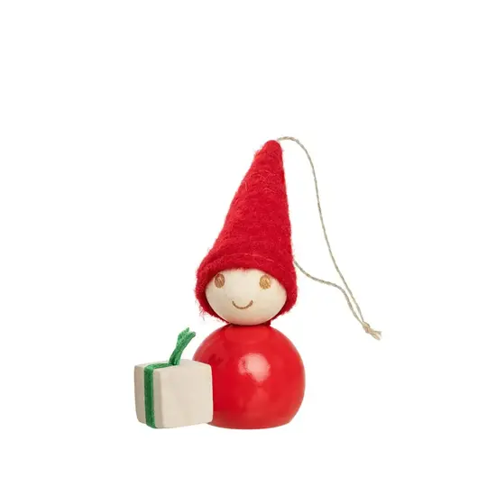 Aarikka aarikka elf red gift ornament christmas tree decoration