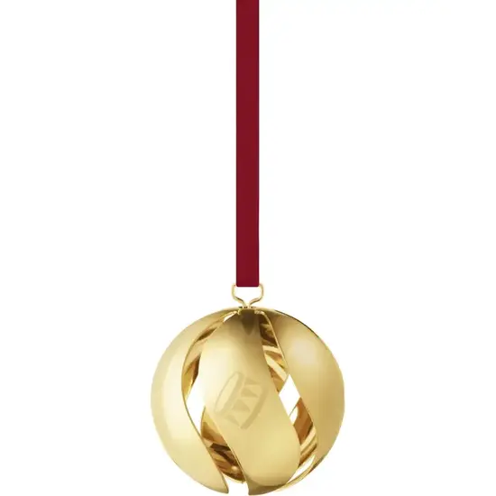 Georg Jensen georg jensen christmas collectibles ball 2026 gold plated brass