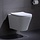 Wandcloset - Hangend toilet Saturna Flatline - Inbouwtoilet Rimless WC Pot