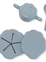 Konges Slojd Silicone clam set Light blue - Konges Slojd