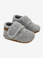 Enfant Baby wool slippers Grey melange - Enfant