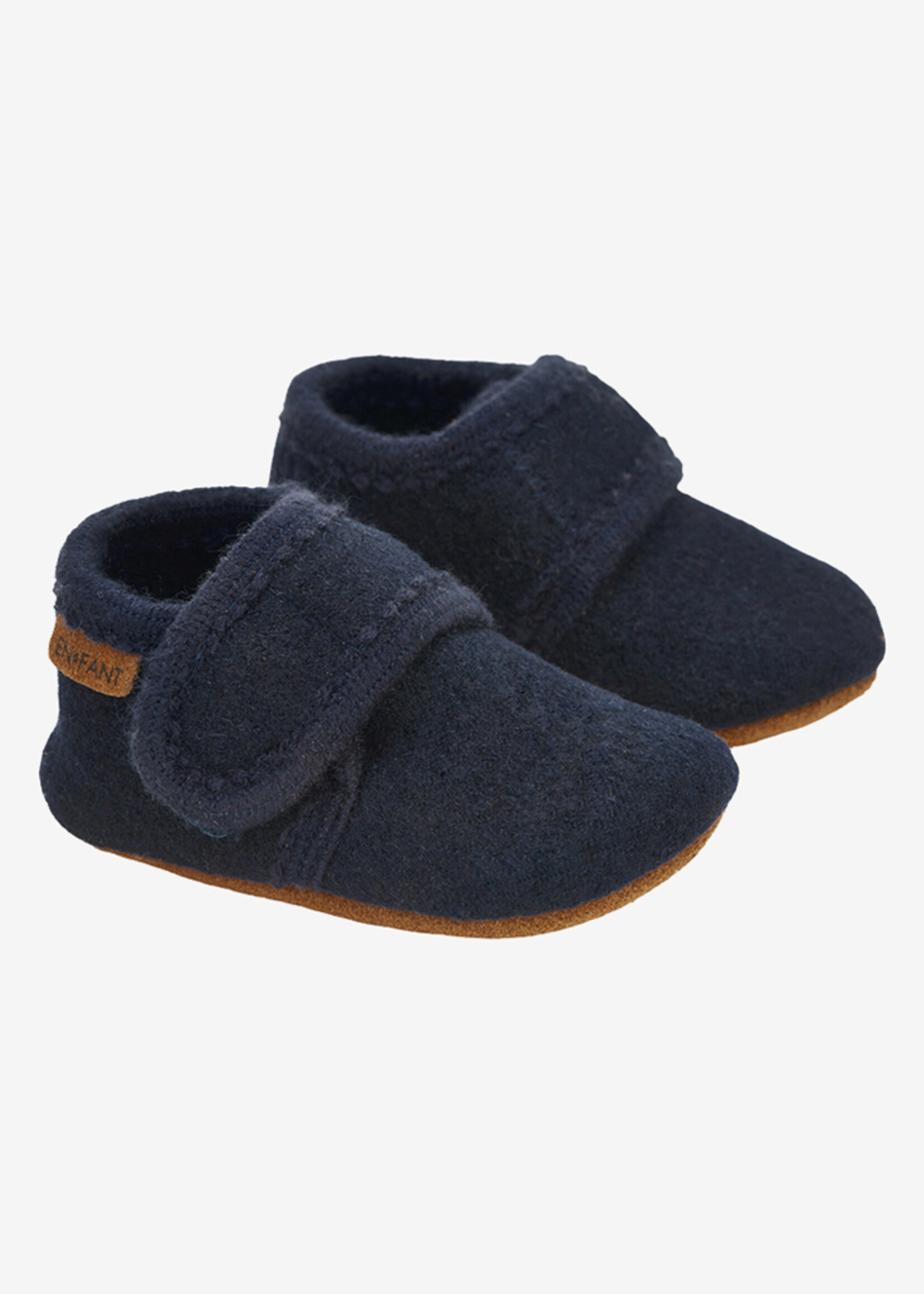 Enfant Baby wool slippers Navy - Enfant