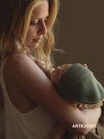 HVID Beanie Fonzie newborn Artichoke - Hvid