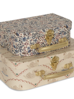 Konges Slojd 2 pack suitcase swan/vivi fleur - Konges Slojd