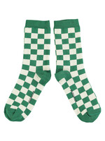 Piupiuchick Socks ecru green checkered - Piupiuchick