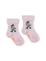 Tiny Cottons Flamingo medium socks Light pink - Tiny Cottons