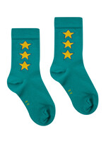 Tiny Cottons Stars medium socks deep green - Tiny Cottons