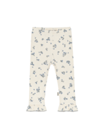 House of jamie Frill leggings stone blue floral - House of Jamie