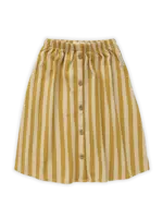 Sproet en Sprout Skirt midi stripe biscotti yellow  104 - Sproet & Sprout