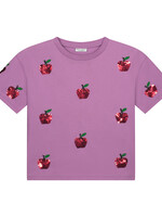 Daily Brat Apple t-shirt lilavender - Daily Brat