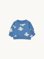 Tiny Cottons Doves baby sweatshirt  Azure - Tiny Cottons