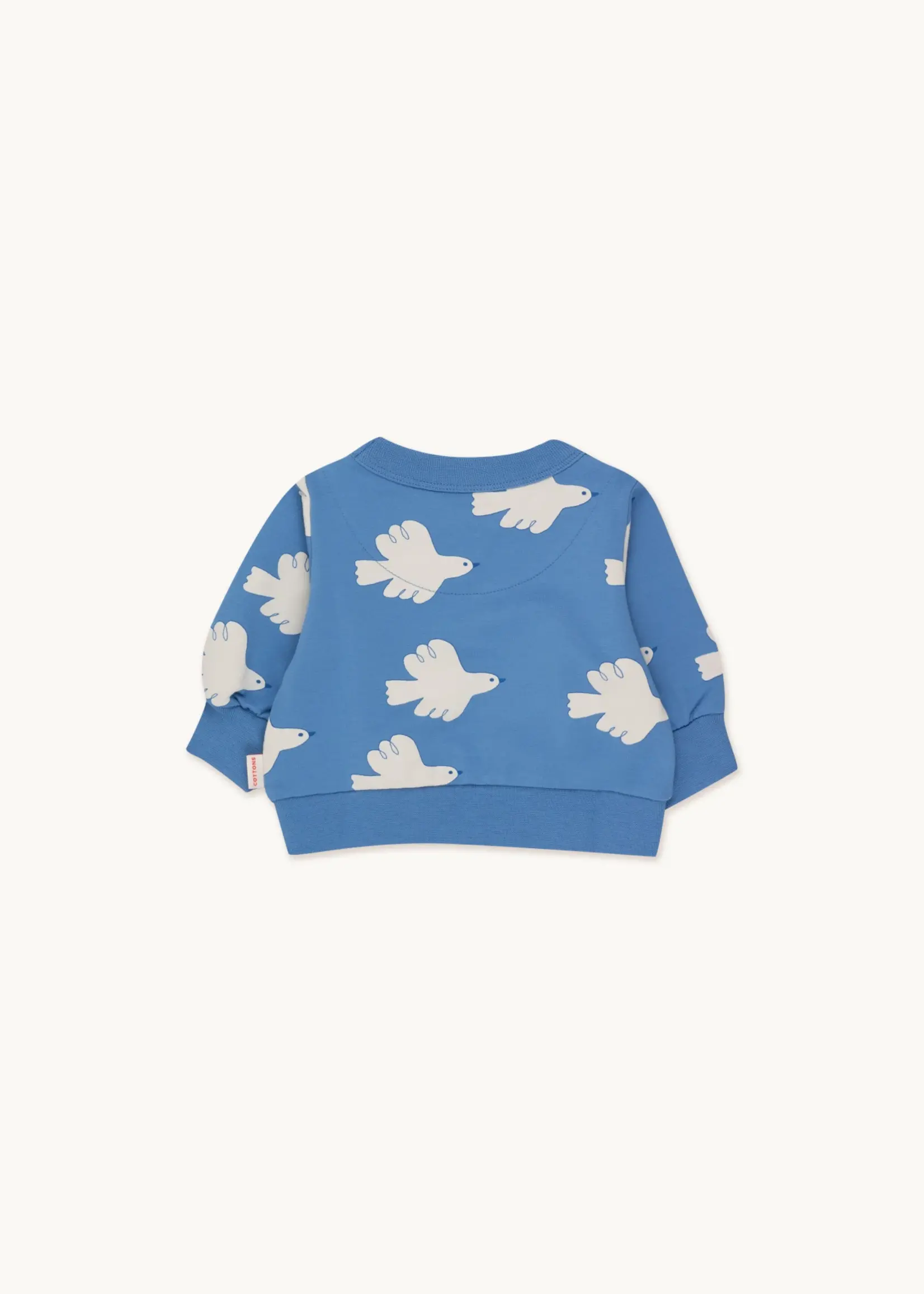 Tiny Cottons Doves baby sweatshirt  Azure - Tiny Cottons