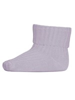 Mp Denmark Cotton rib baby socks  Lavender sky - Mp Denmark