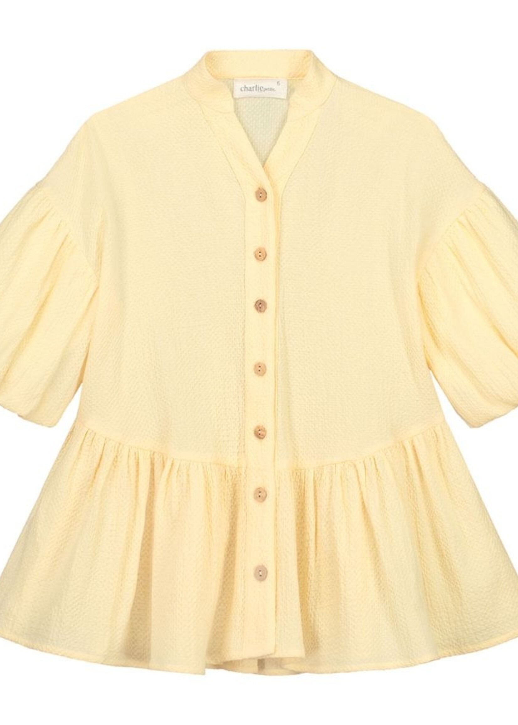 Charlie Petite Isabelle dress Yellow - Charlie Petite