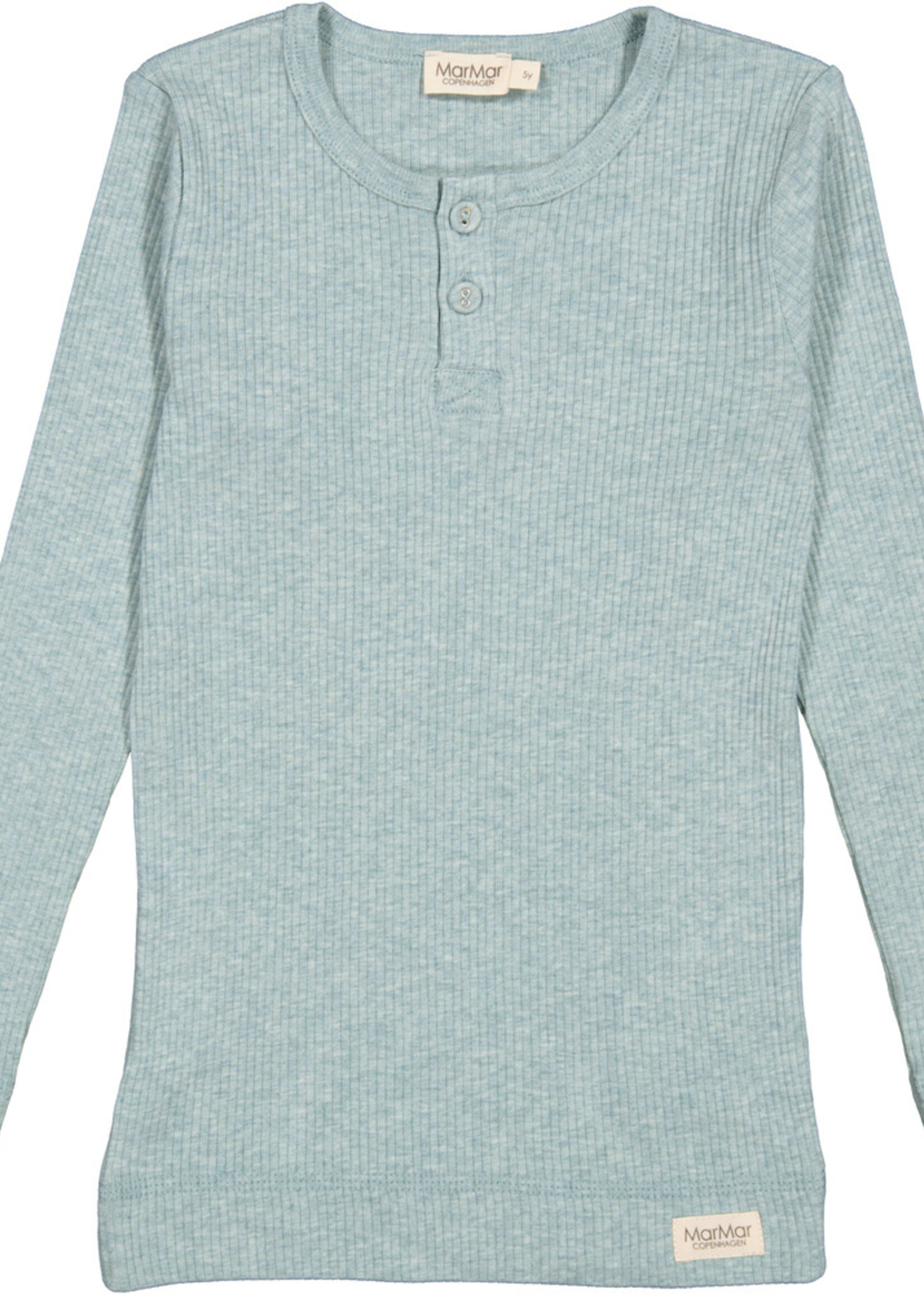 Marmar Copenhagen Tee LS Pistachio Melange - Marmar