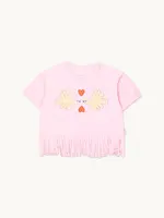 Tiny Cottons Doves tee light pink - Tiny Cottons