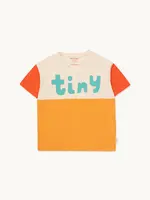 Tiny Cottons Tiny color block tee light cream/orange - Tiny Cottons