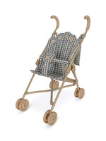 Konges Slojd Doll stroller Captains blue check - Konges Slojd