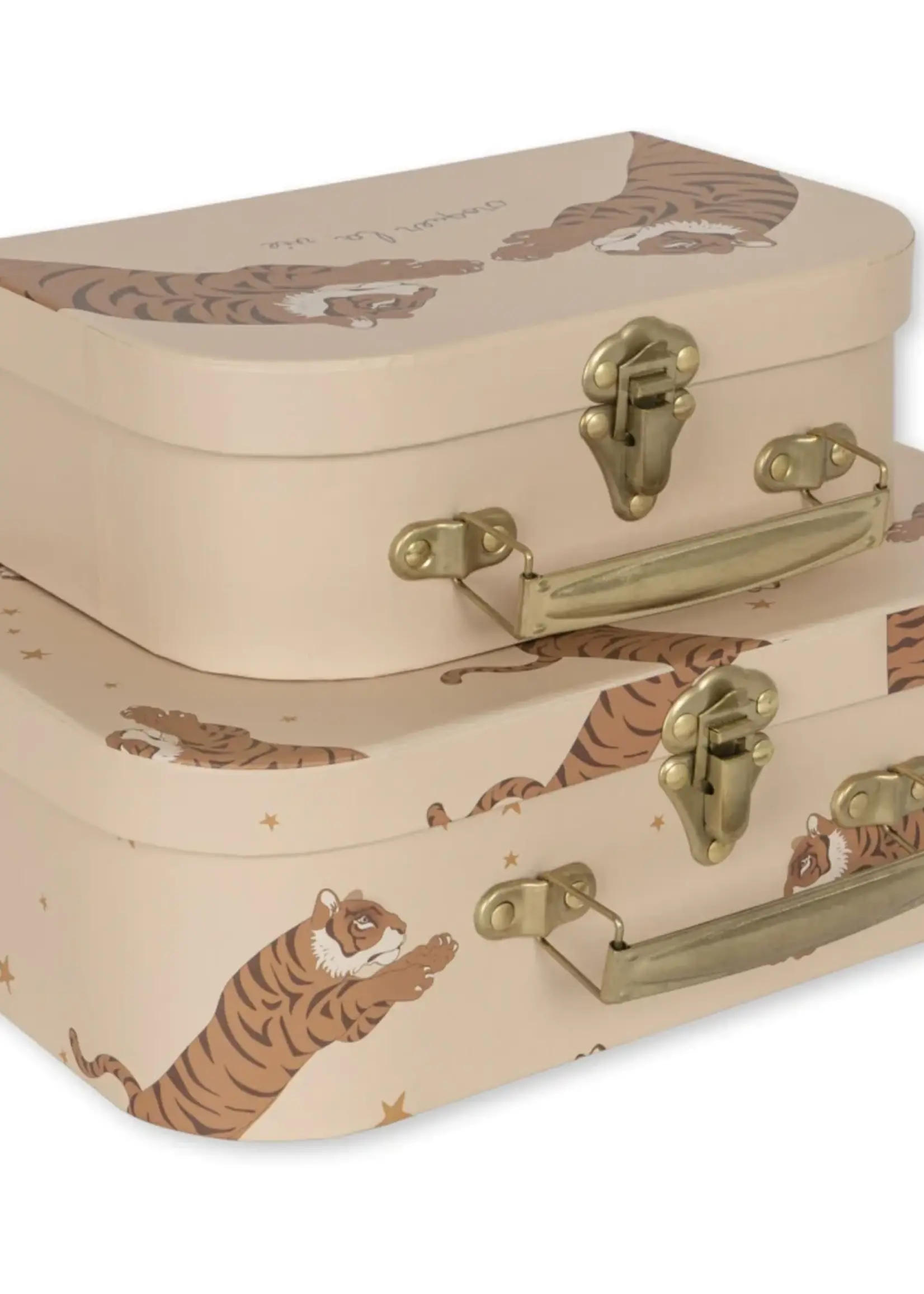 Konges Slojd 2 pack suitcase Tiger sand-  Konges  Slojd