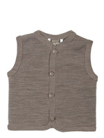 Vest wool with buttons Nature - Smallstuff