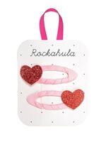 Rockahula Love Heart Glitter Clips - Rockahula