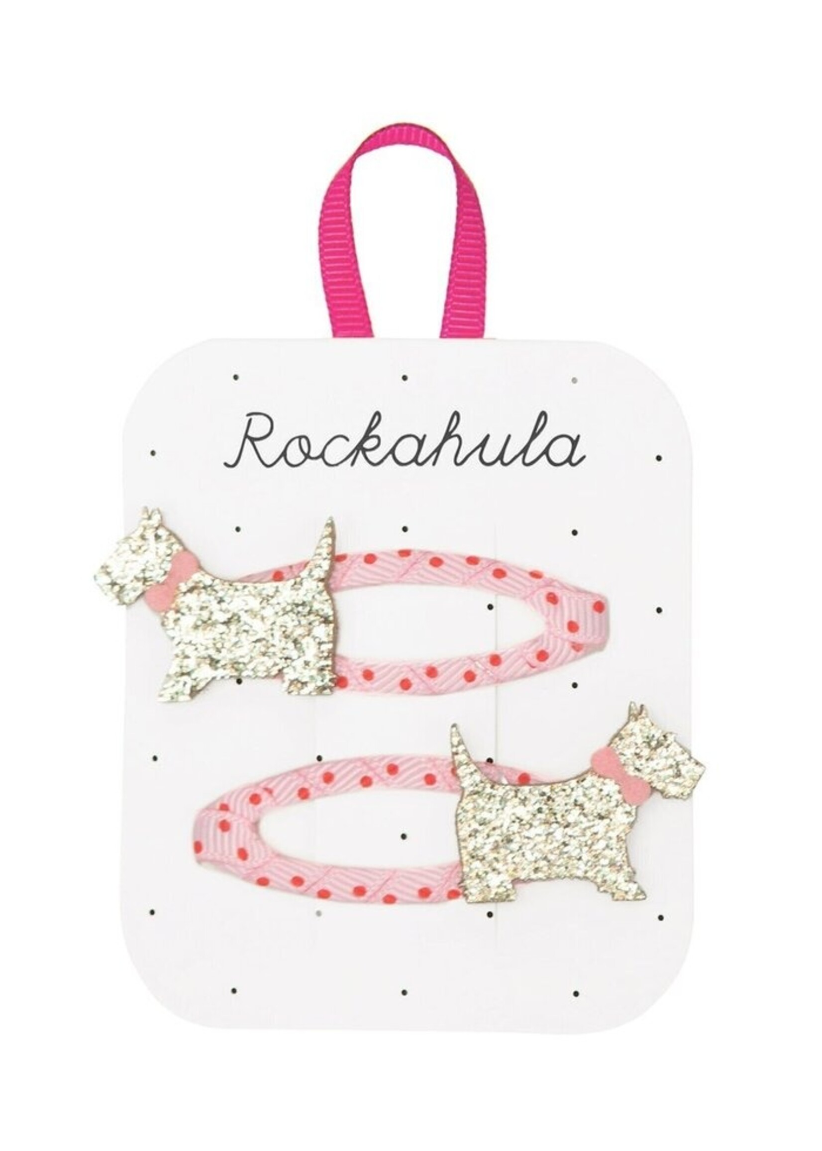 Rockahula Spotty Scottie Dog Clips - Rockahula