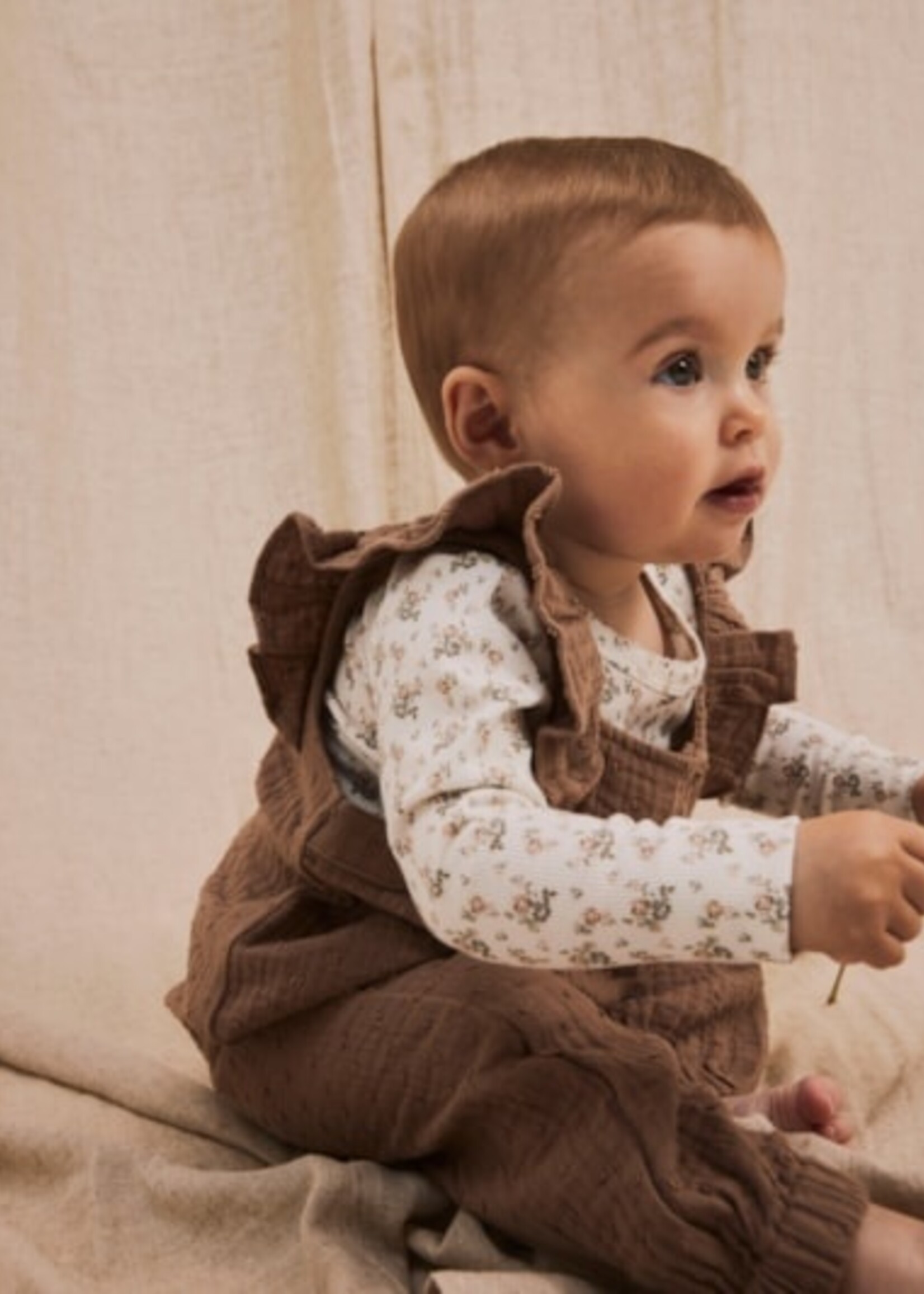 Lil Atelier Lamia loose overall | Woodsmoke - Lil Atelier