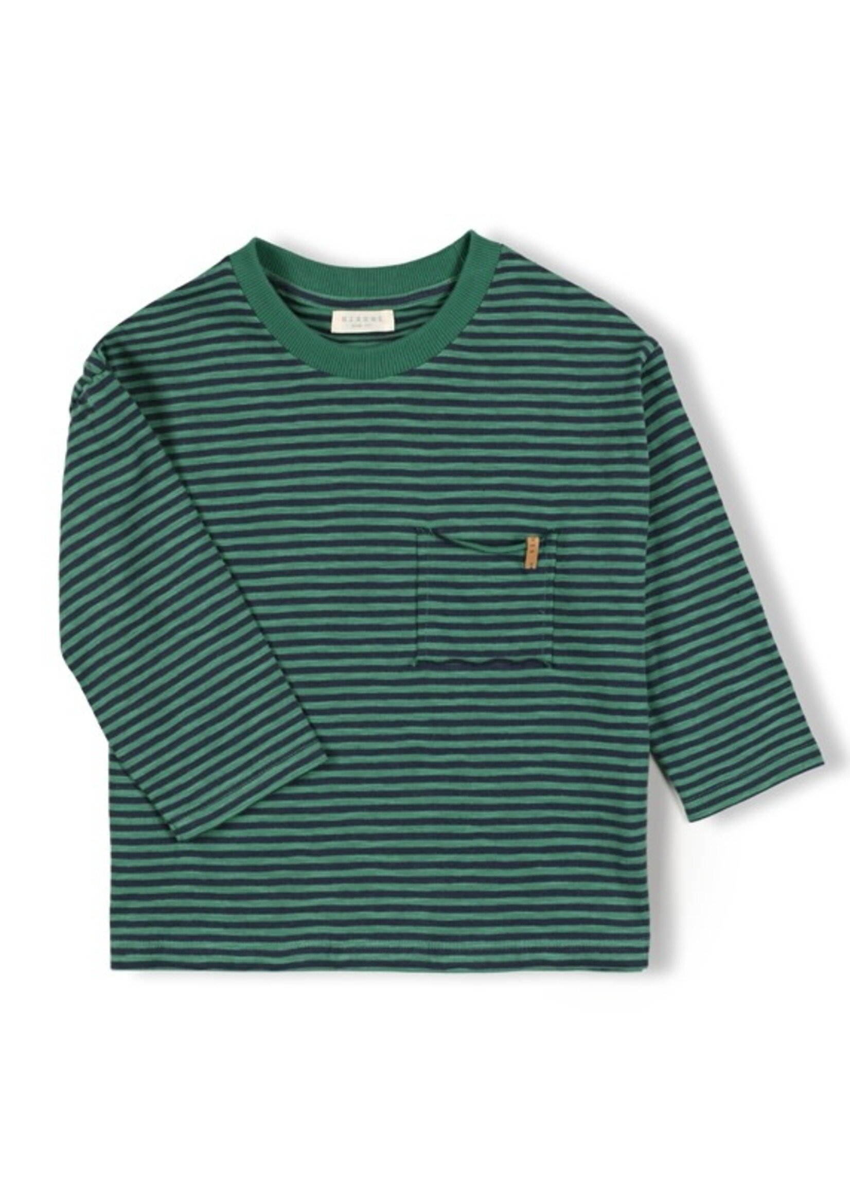 Nixnut Drop shirt Navy stripe - Nixnut