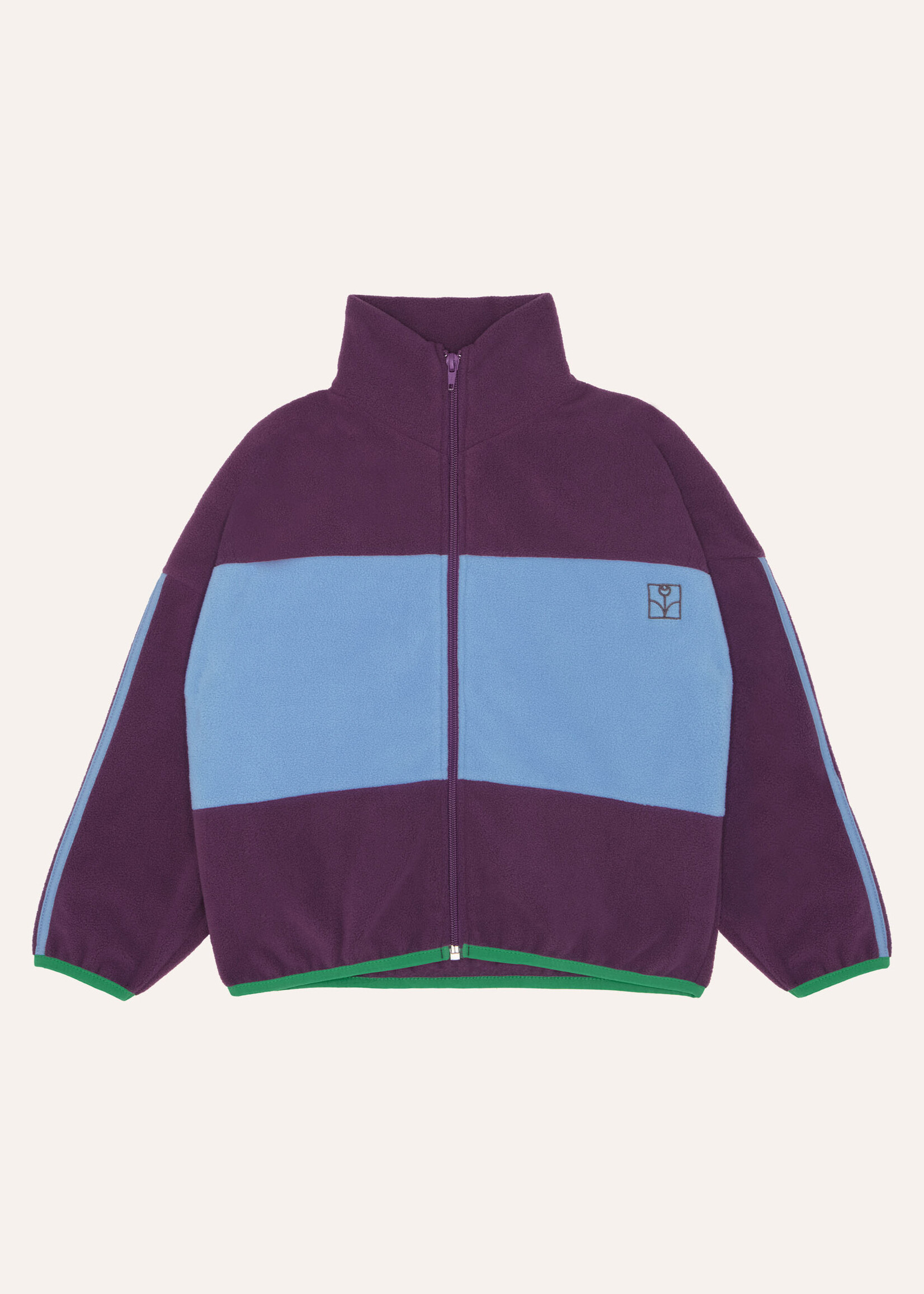 The campamento Purple polar kids zipped sweatshirt - Campamento