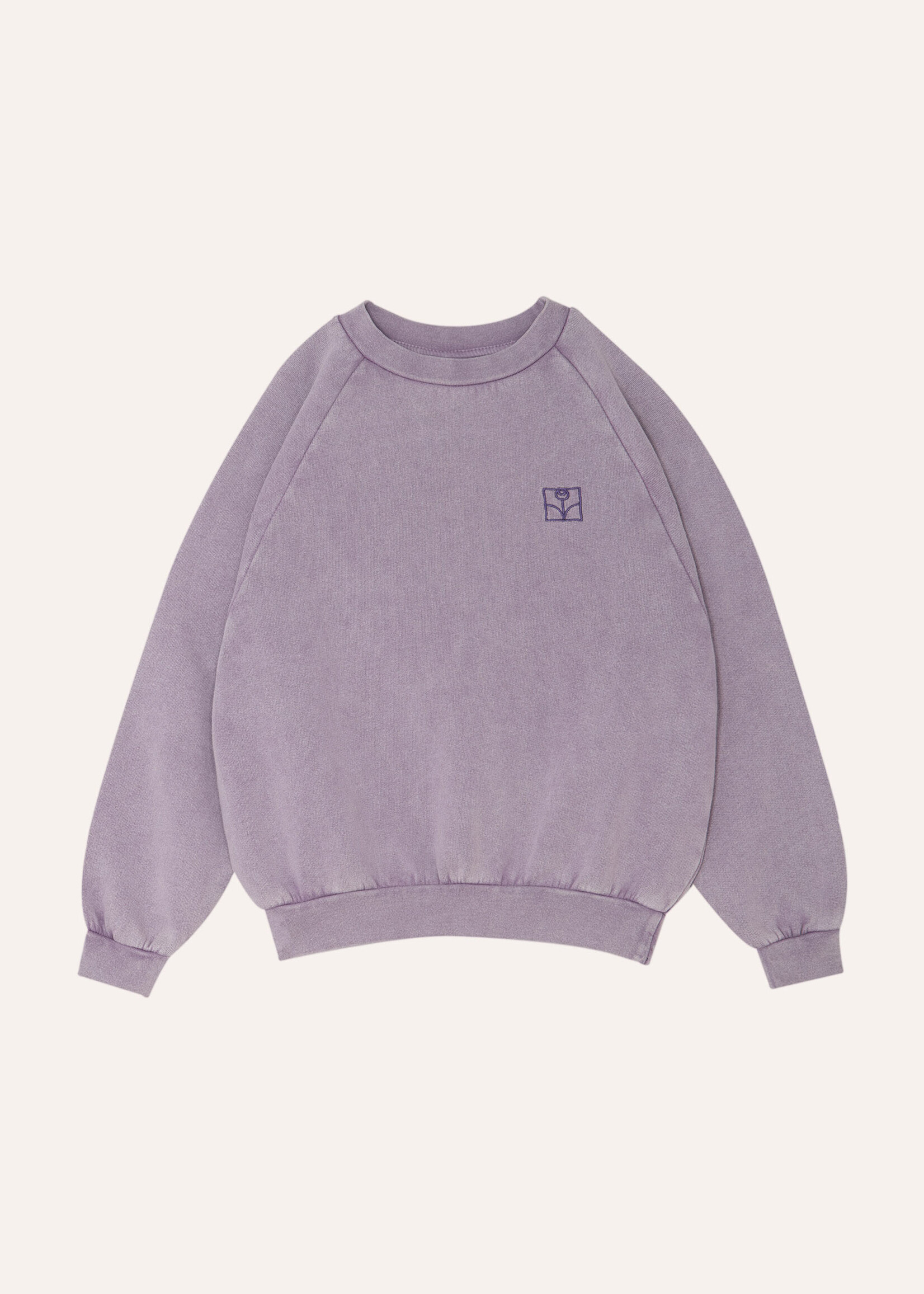 The campamento Purple washed oversized kids sweater | Purple - The Campamento