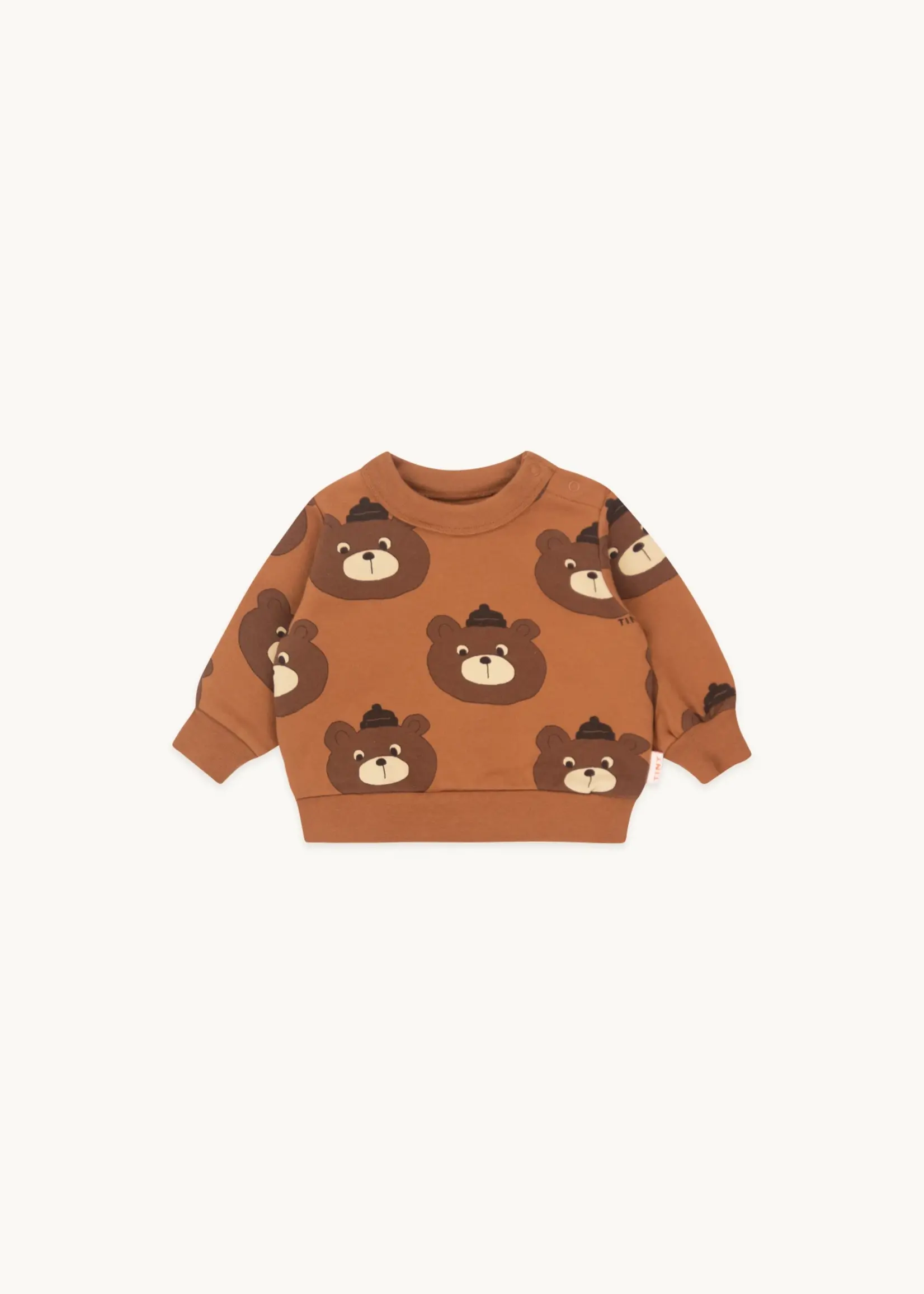 Tiny Cottons Bears baby sweatshirt | Brown - Tiny Cottons