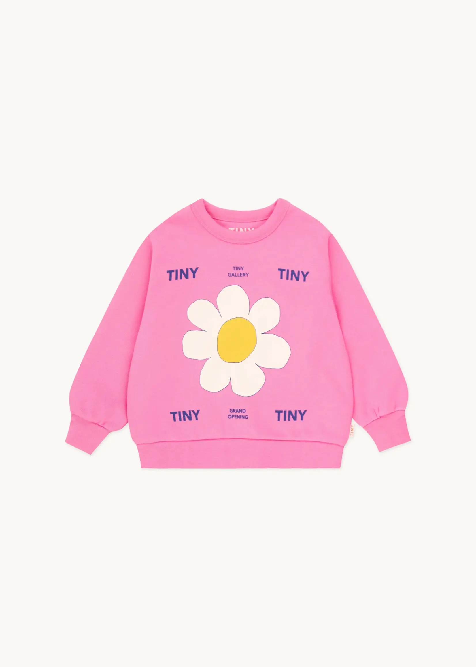 Tiny Cottons Daisy sweatshirt | Cool pink - Tiny Cottons