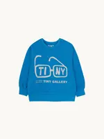 Tiny Cottons Tiny glasses sweatshirt | Blue - Tiny Cottons