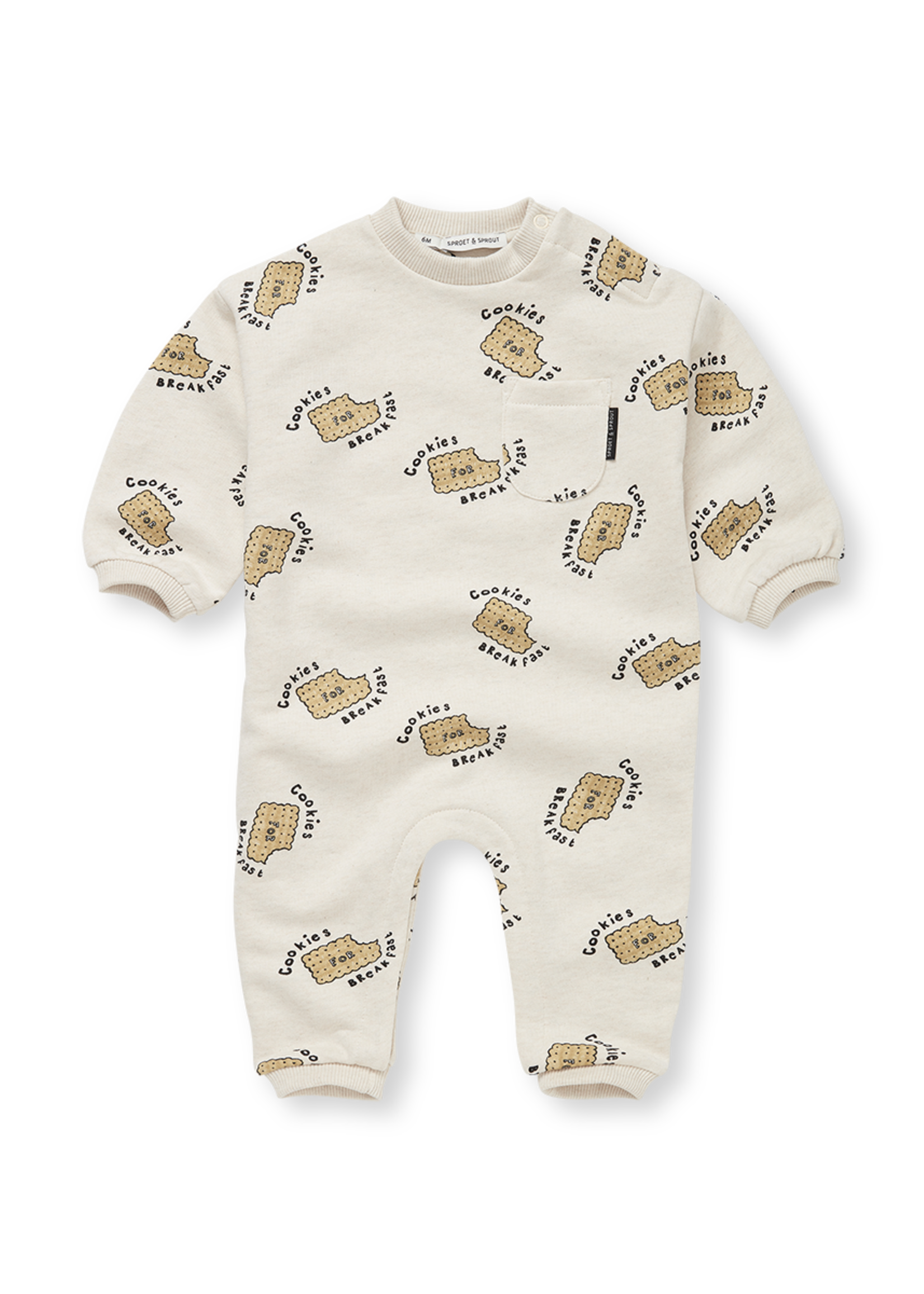 Sproet en Sprout Baby onesie cookie print - Sproet en Sprout