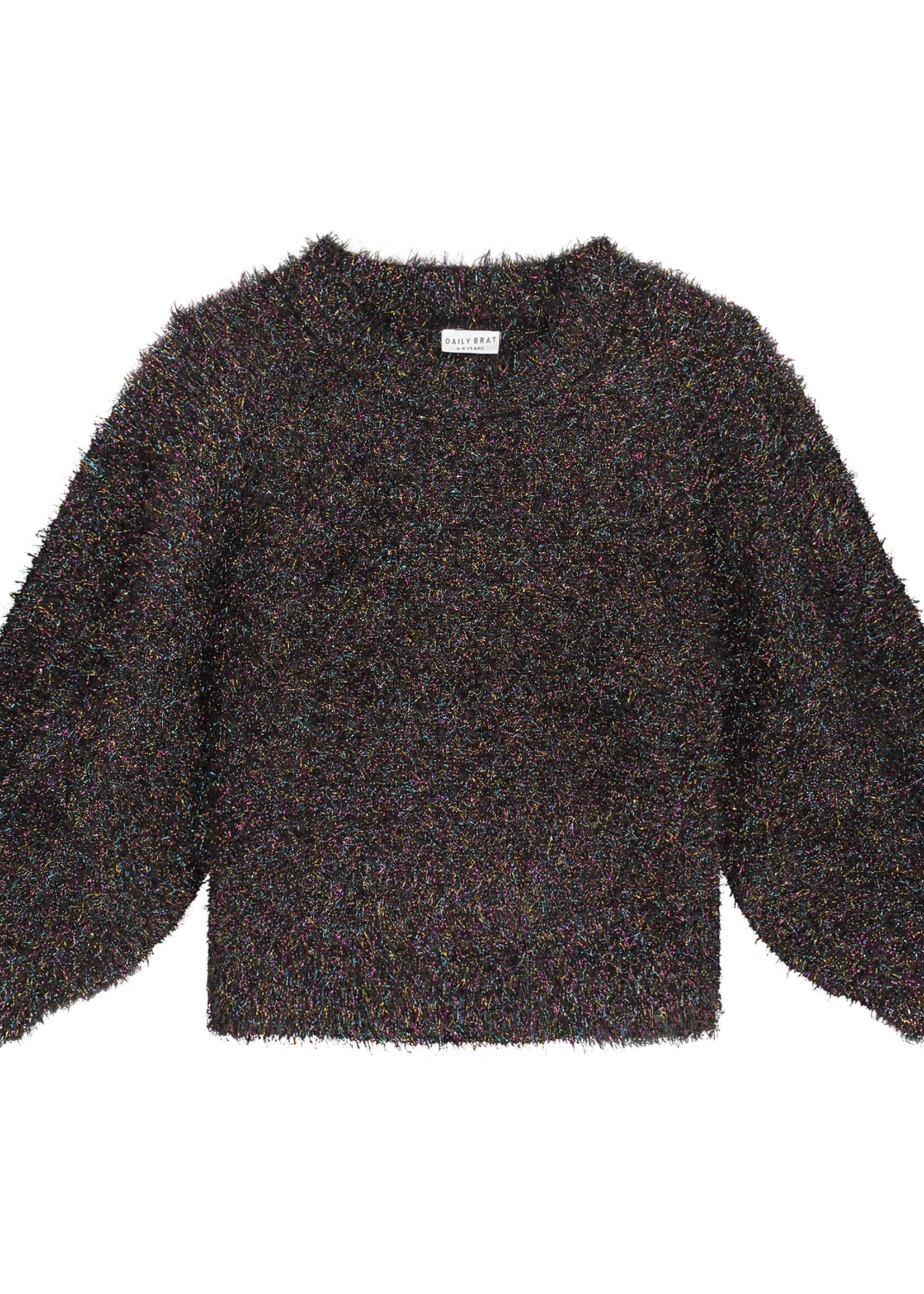 Daily Brat Shimmer sweater | Stardust black - Daily Brat