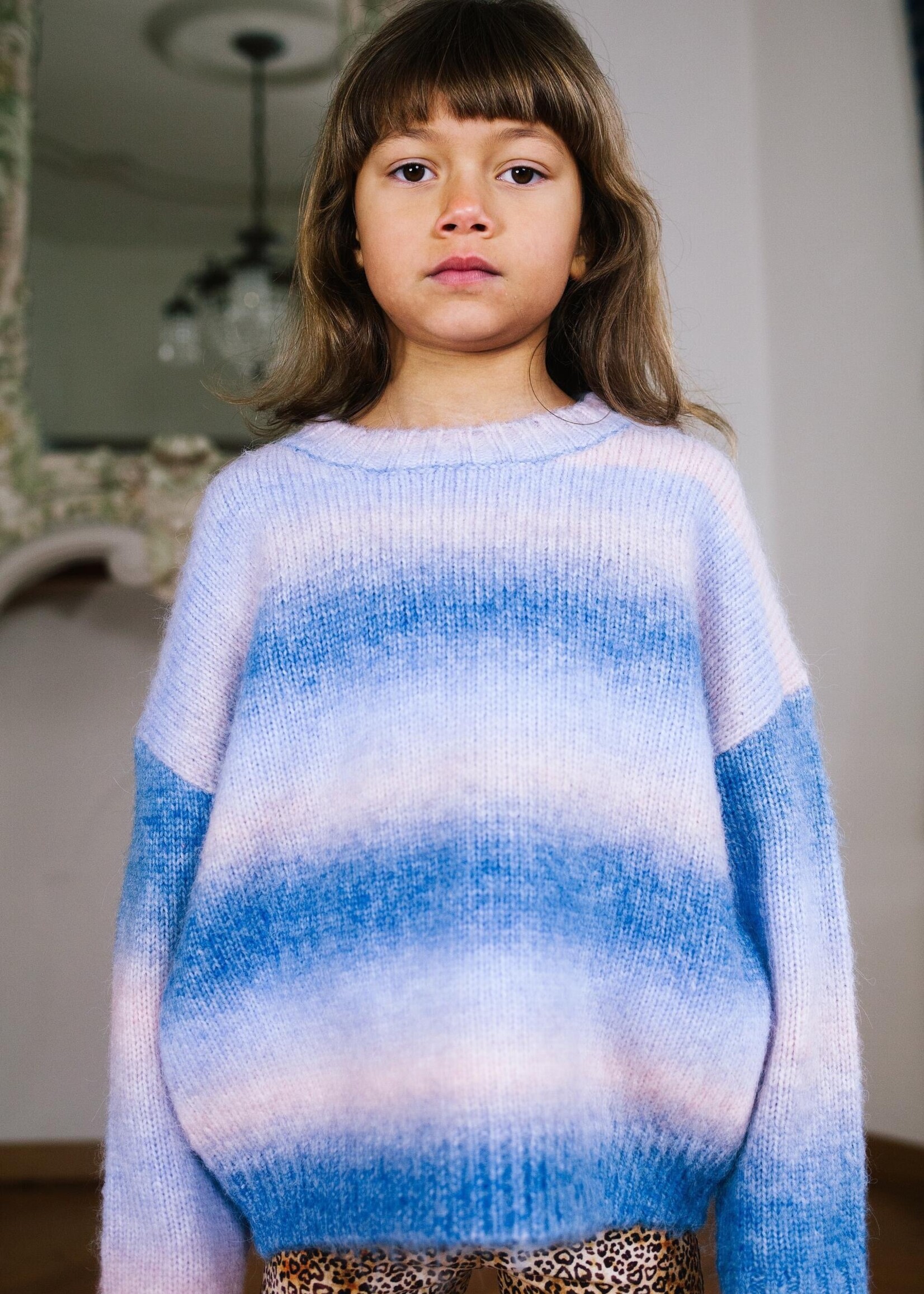 Daily Brat Rainbow cascade knitted sweater | Harmony - Daily Brat