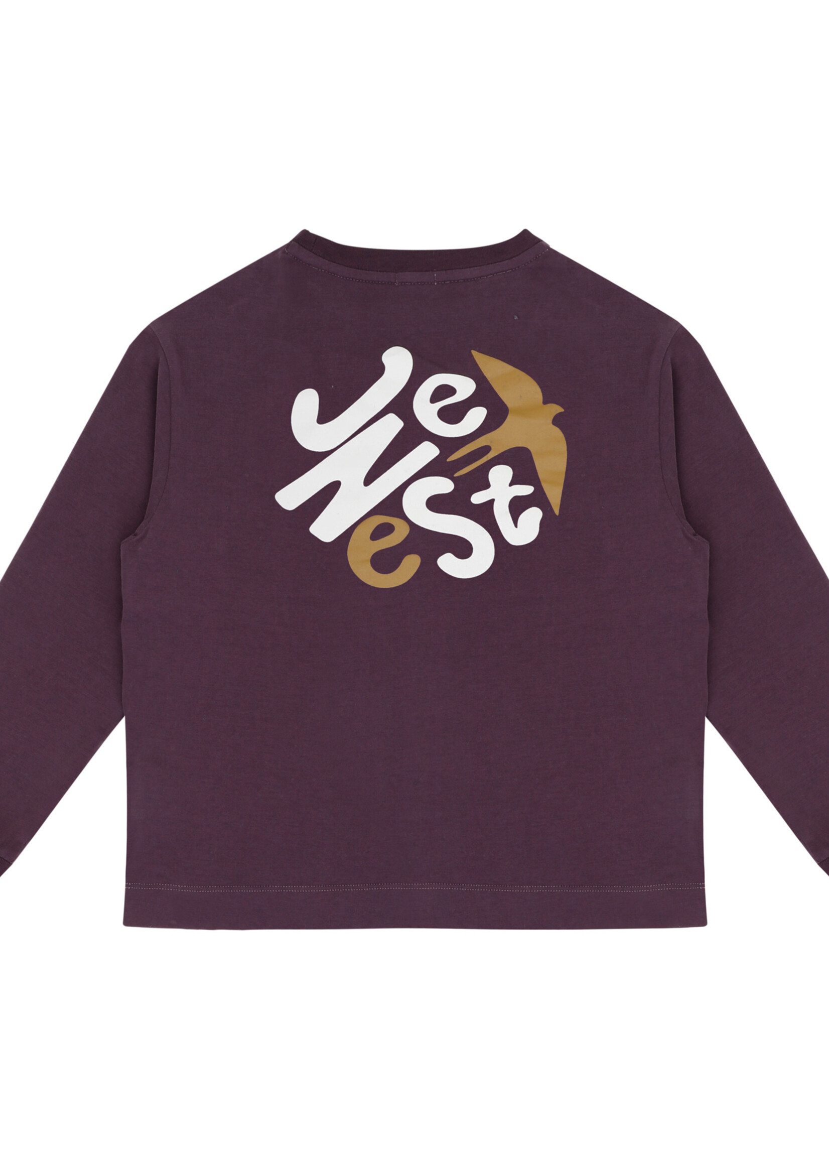 Jenest Bob Tshirt LS plum bordeaux - Jenest