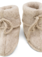 Engel Natur Baby booties Sand  -  Engel Natur