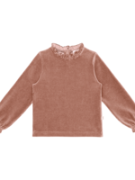 House of jamie Frill collar jumper | Warm taupe - House of Jamie