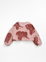 Play Up Printed fleece sweater | Memories - Play up