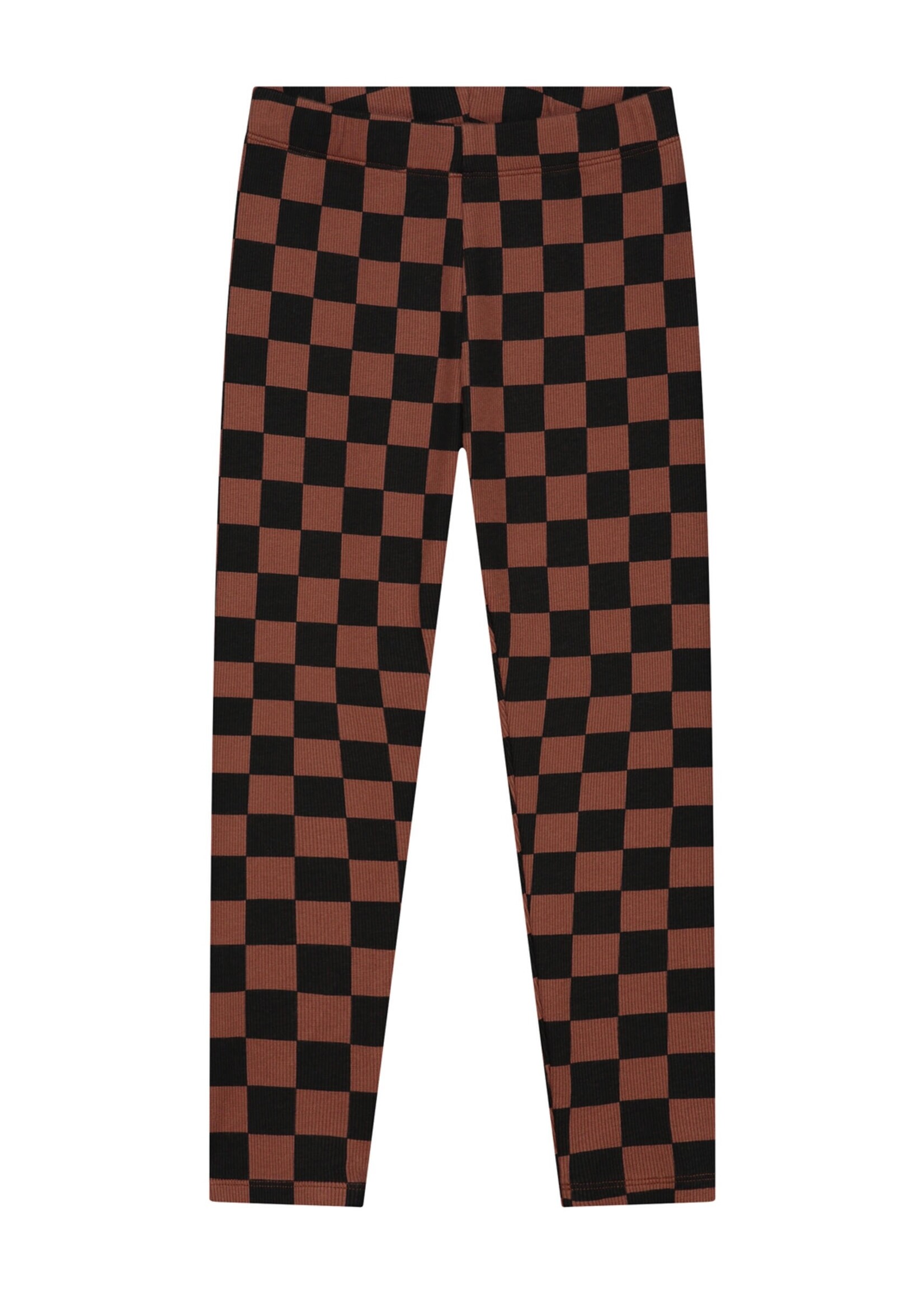 Daily Brat Cheery checked pants Hickory brown - Daily Brat