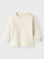 Lil Atelier Thoro ls slim top | Birch - Lil Atelier