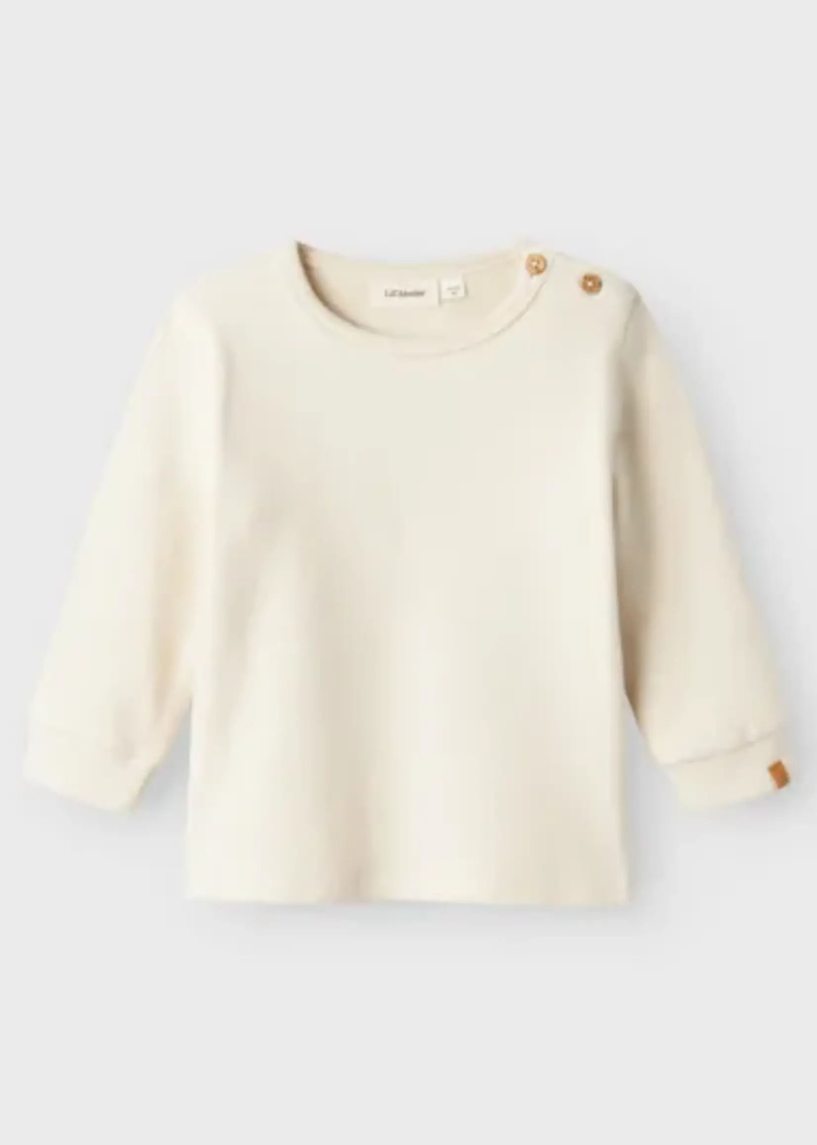 Lil Atelier Thoro ls slim top | Birch - Lil Atelier