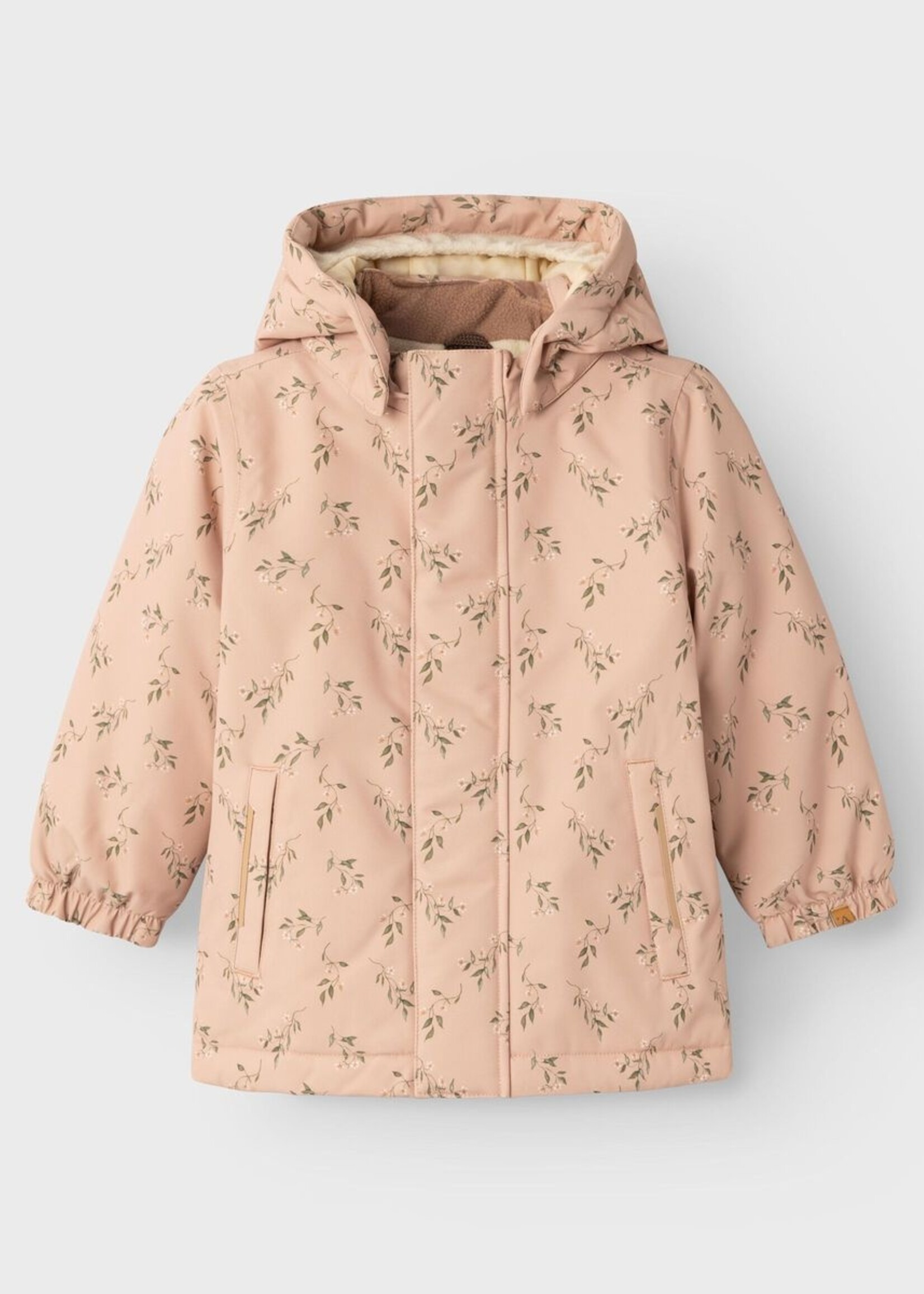 Lil Atelier Jacket aop 1flo | Rugby tan - Lil Atelier