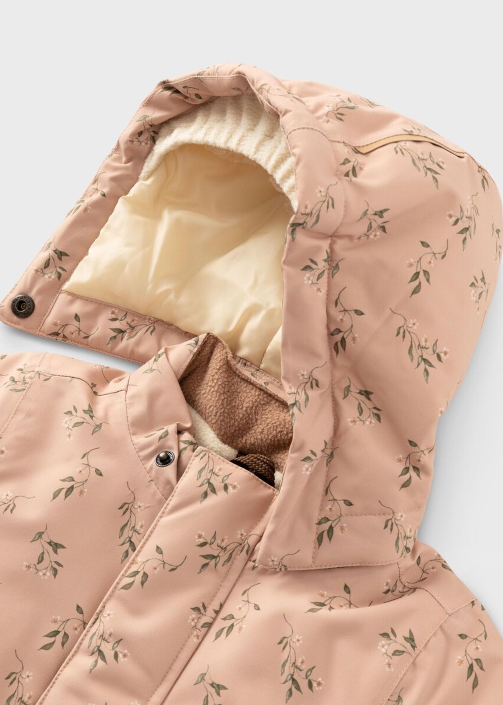 Lil Atelier Jacket aop 1flo | Rugby tan - Lil Atelier