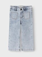 Lil Atelier Rose wide jeans Light blue denim - Lil Atelier