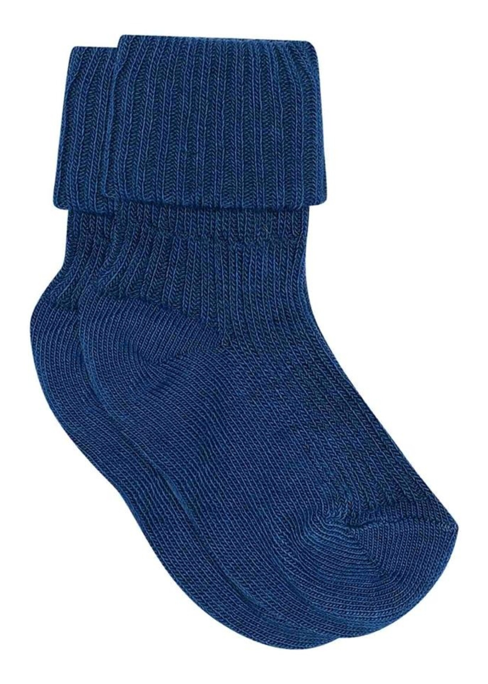 Mp Denmark Cotton rib baby socks | True blue - Mp Denmark