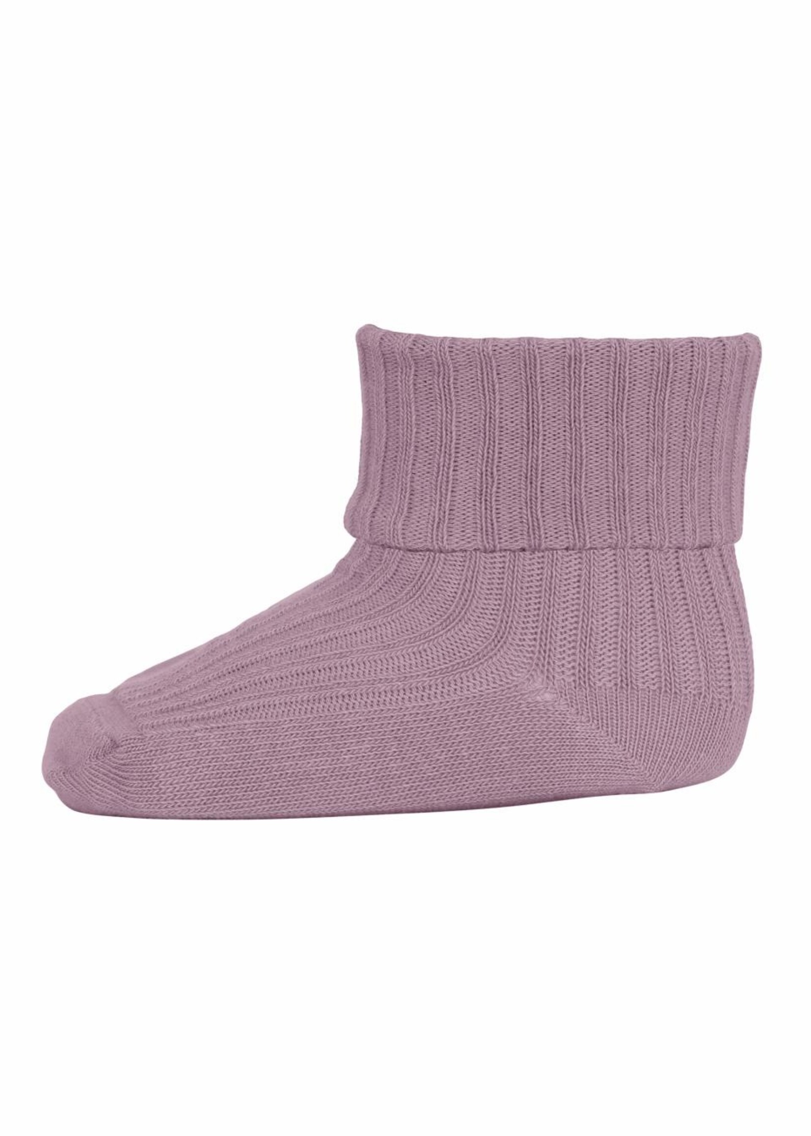 Mp Denmark Cotton rib baby socks | Lilac shadow - Mp Denmark