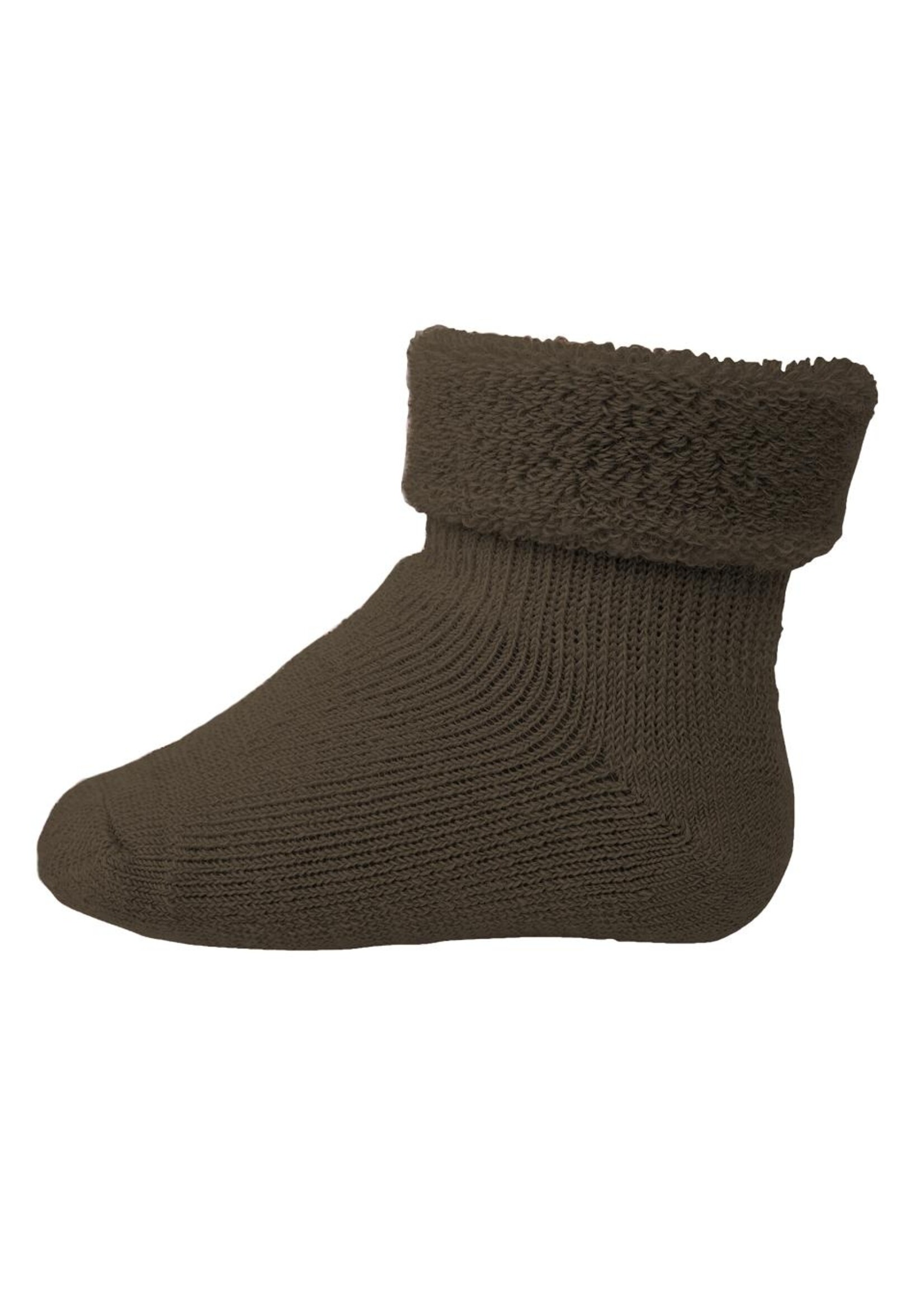 Mp Denmark Wool baby socks Brown melange - Mp Denmark