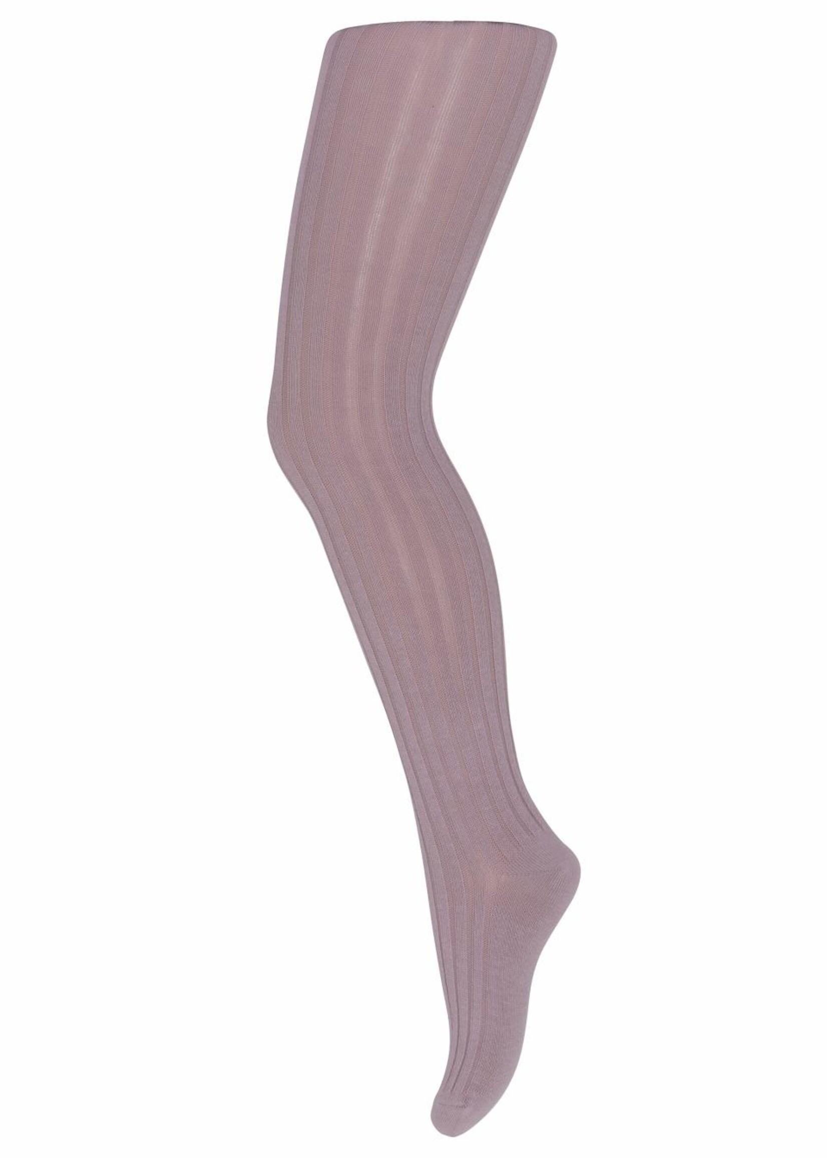 Mp Denmark Cotton rib tights Lilac shadow  - Mp Denmark